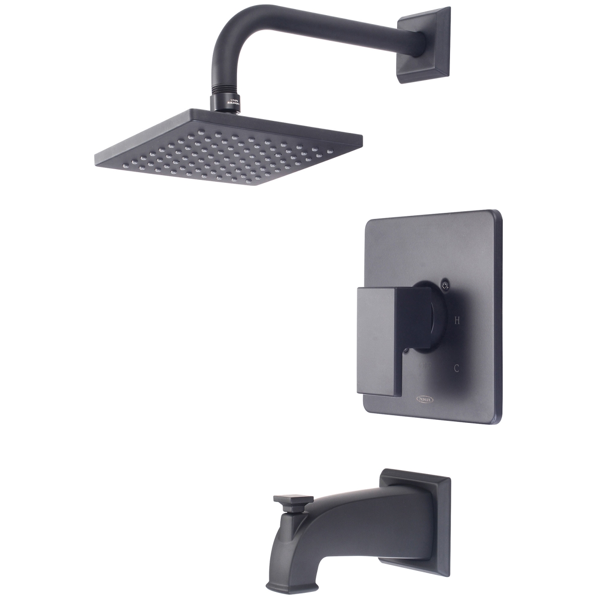 T-4MO100-MB Single Handle Tub & Shower Trim Set, Matte Black