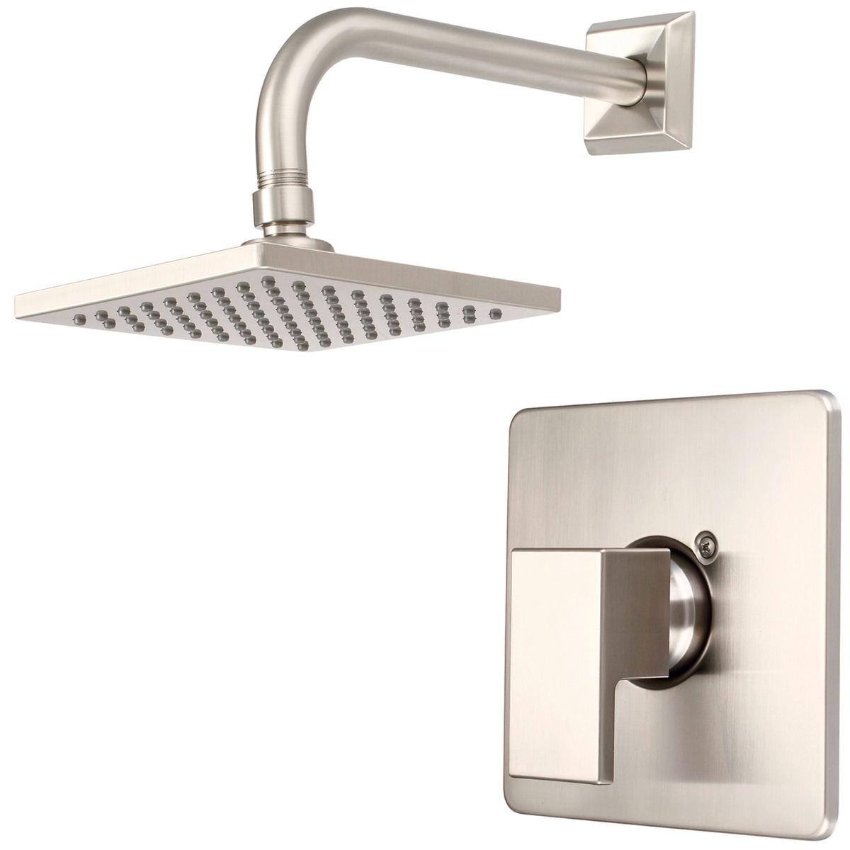 T-4MO300-BN Single Handle Shower Trim Set, PVD Brushed Nickel