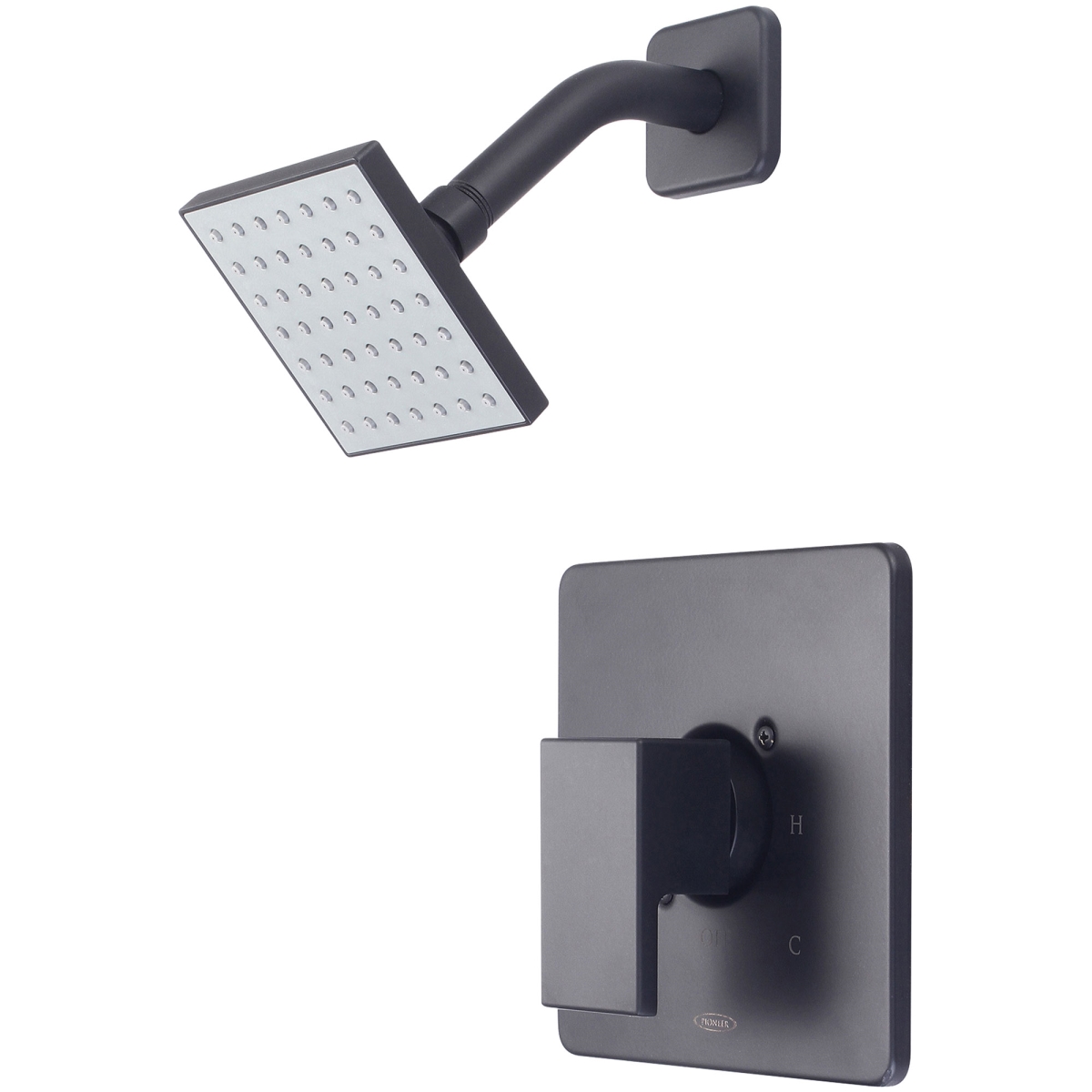 T-4MO310-MB Single Handle Shower Trim Set, Matte Black