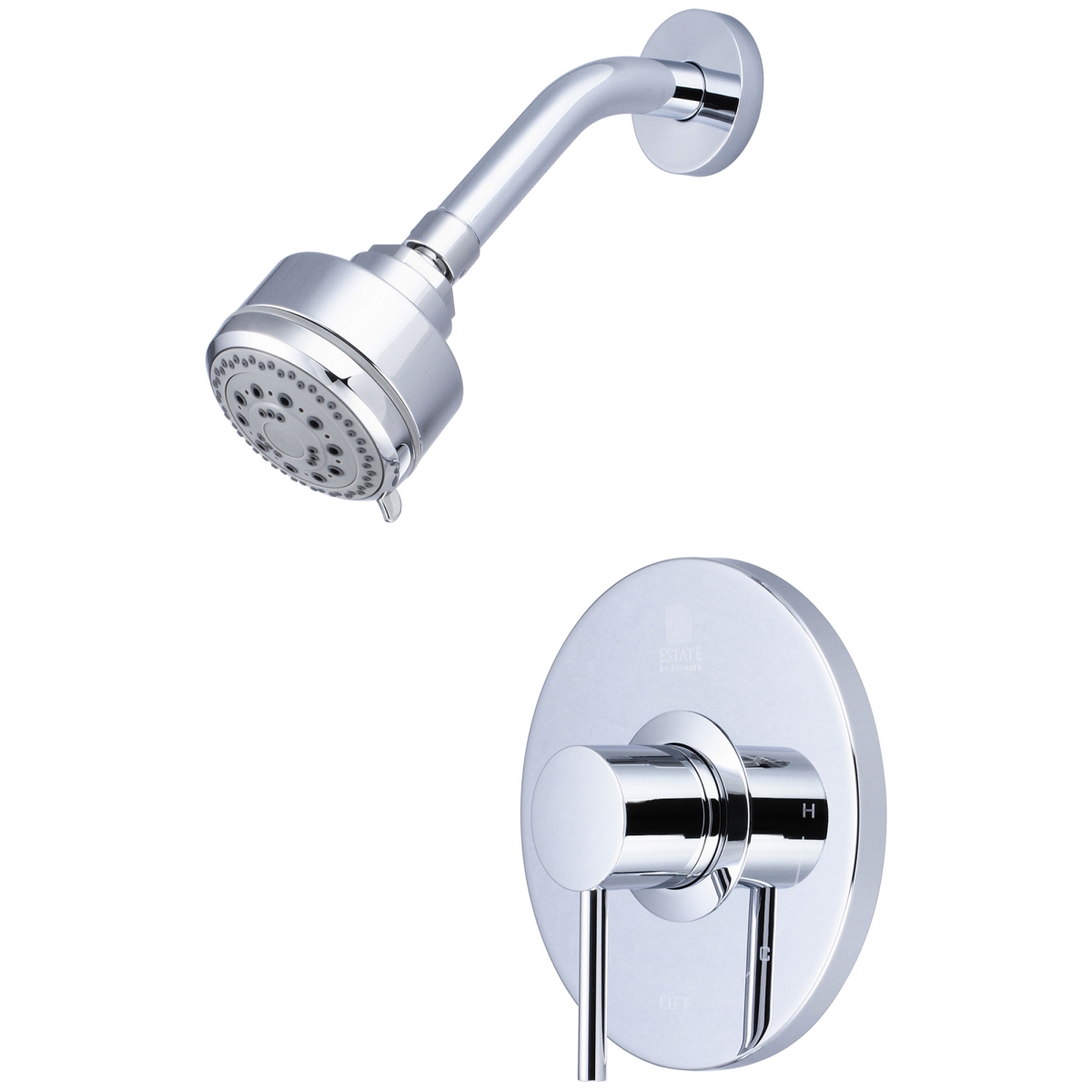 1-Handle Shower Trim Set, Polished Chrome,Brushed Nickel,Matte Black