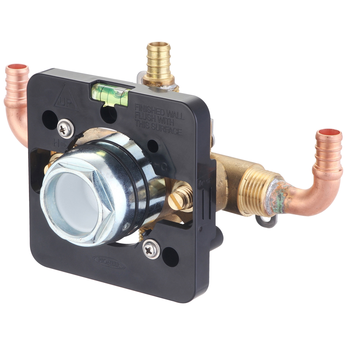 V-2301B Single Handle Tub & Shower Pressure Balancing Valve, Rough Brass