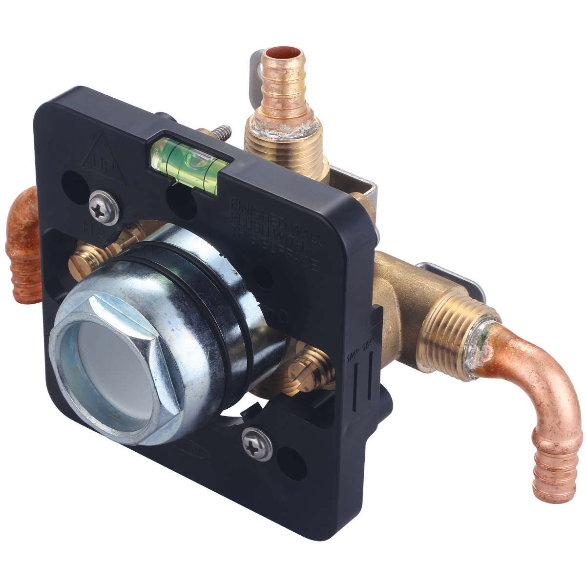 V-2302B Single Handle Tub & Shower Pressure Balancing Valve, Rough Brass