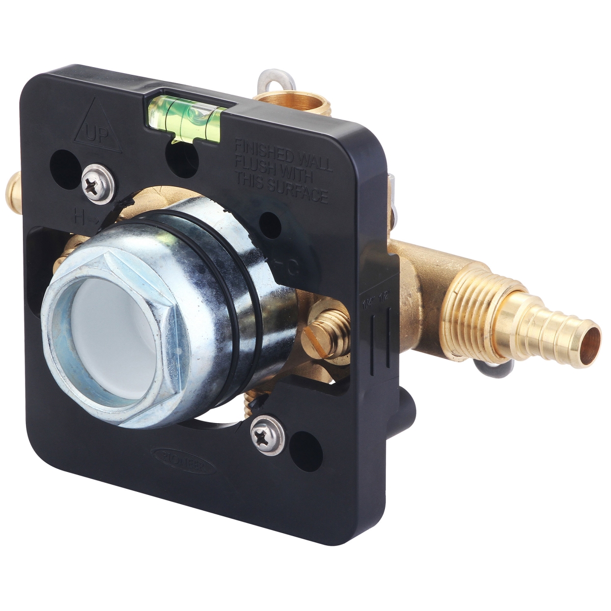 V-2305B Single Handle Tub & Shower Pressure Balancing Valve, Rough Brass