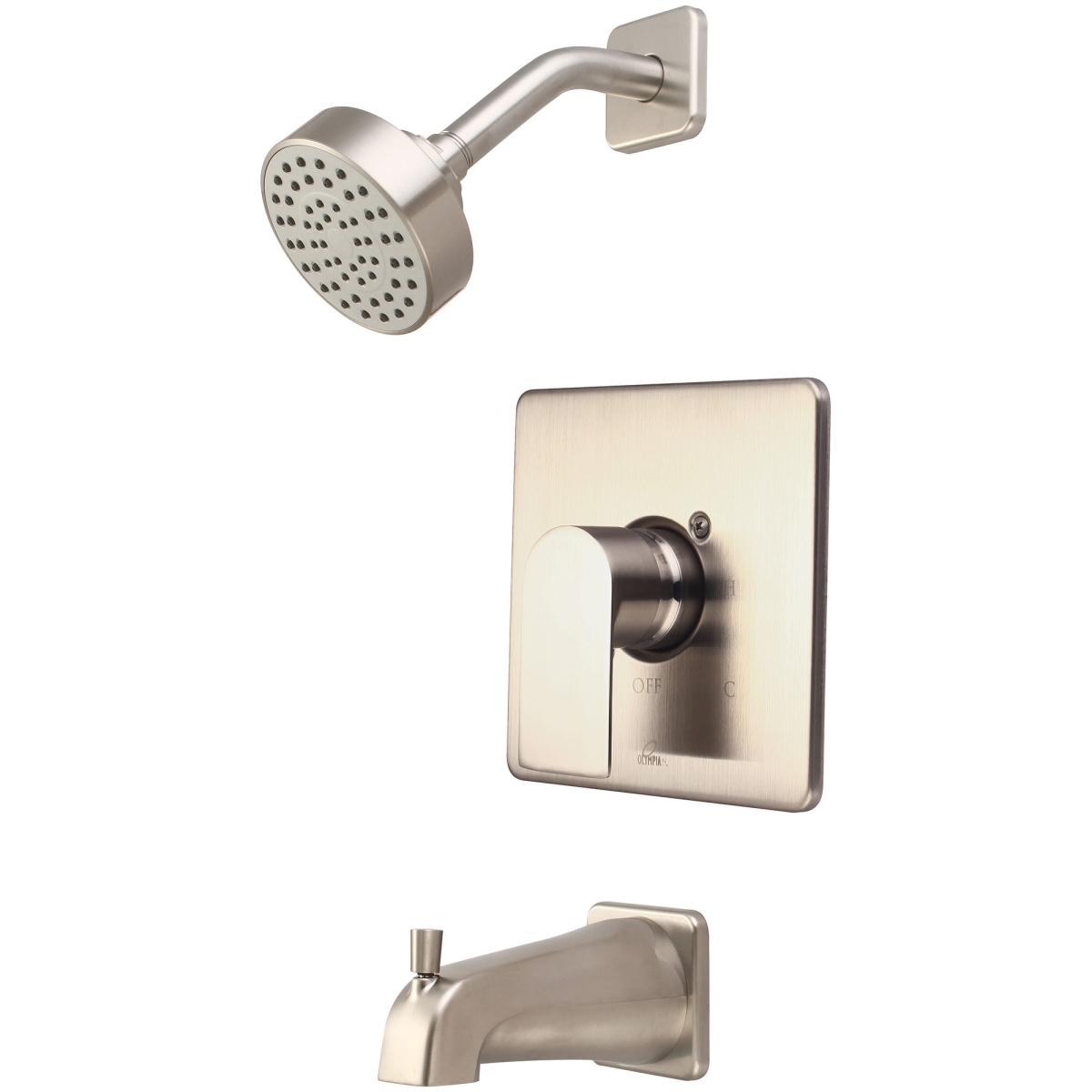 T-23910-BN Single Handle Tub & Shower Trim Set, PVD Brushed Nickel