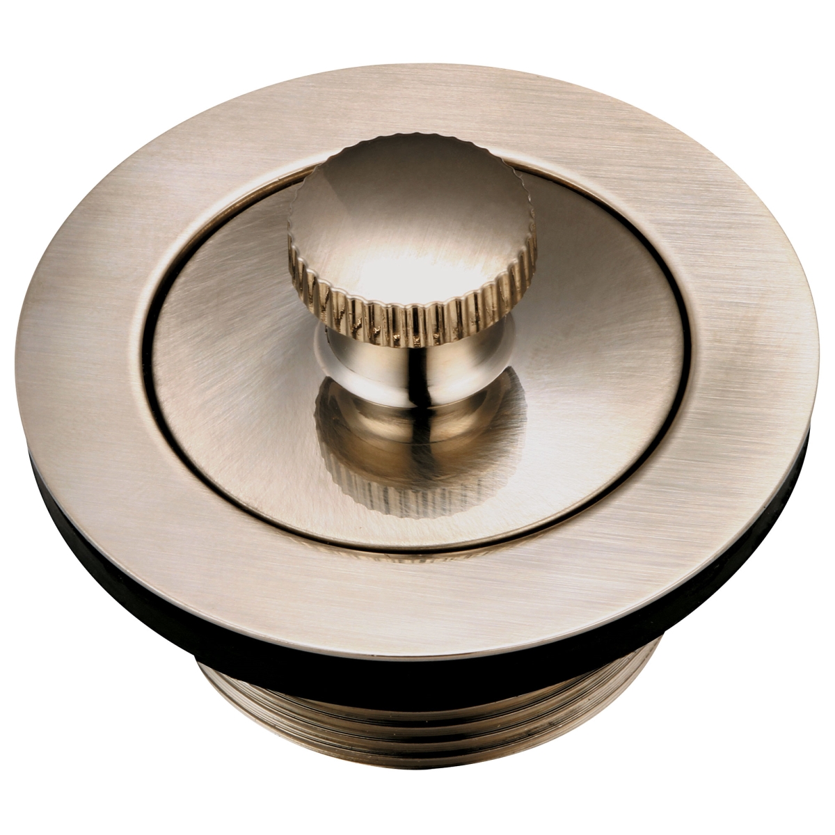 X-6400030-BN 1.5 in. Coarse Thread Bath Waste, Overflow-Lift & Lock Strainer, PVD Brushed Nickel