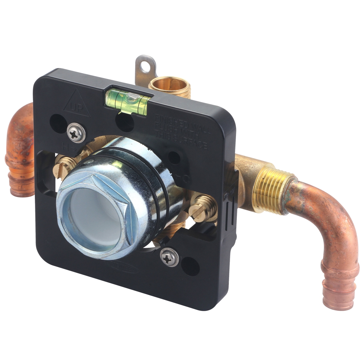 V-2300B-EP90D Single Handle Tub & Shower Pressure Balancing Valve, Rough Brass