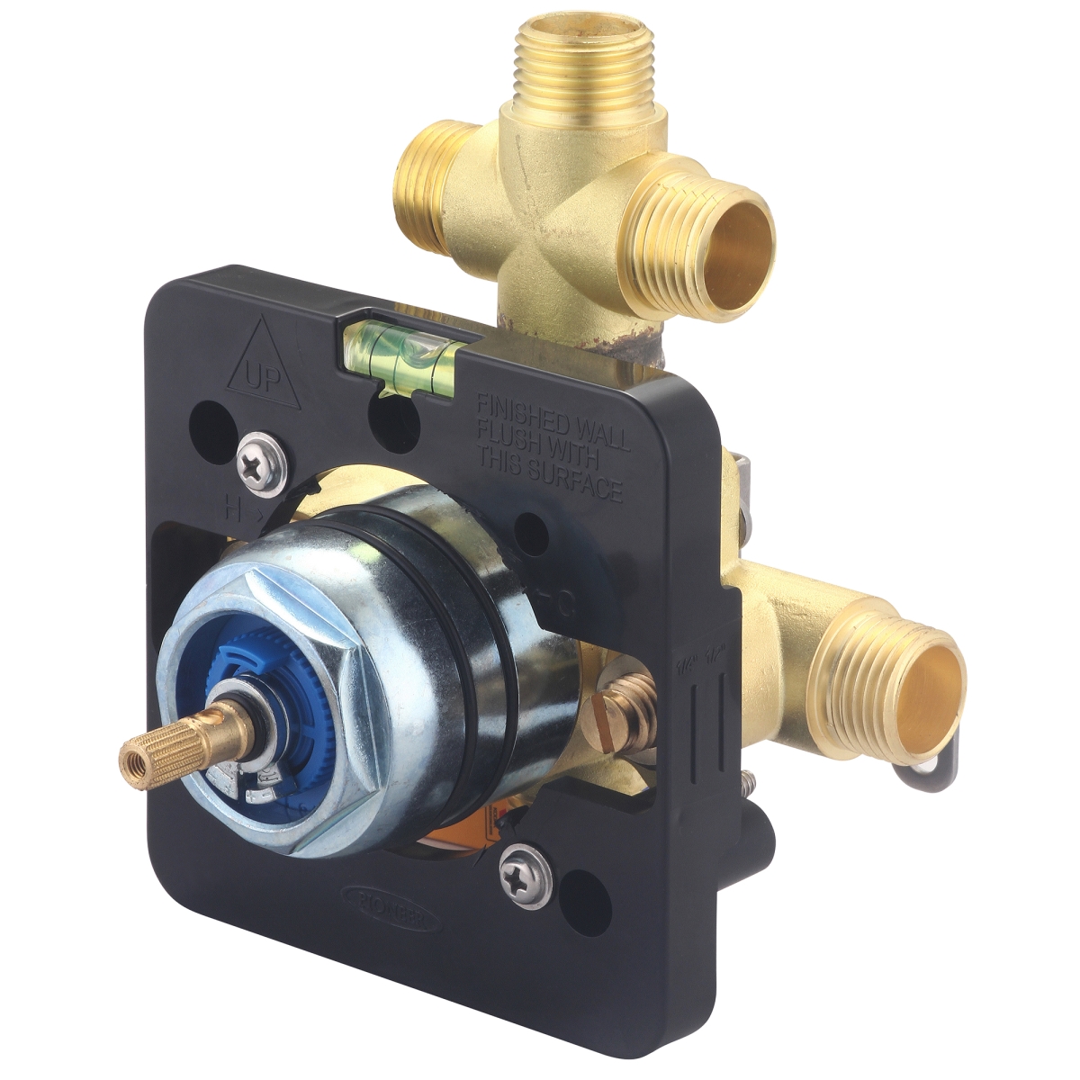 V-2500B Single Handle Tub & Shower Pressure Balancing Valve with Built-in 2 Way Diverter, Rough Brass