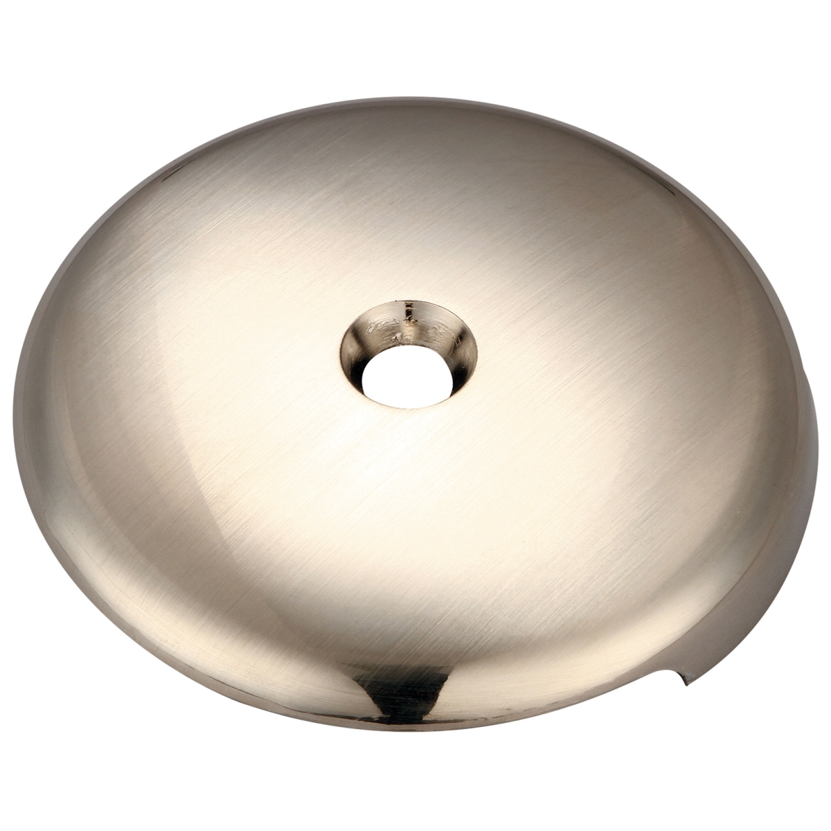 X-6400033-BN Bath Waste & Overflow-1-Hole Face Plate with Screw, PVD Brushed Nickel
