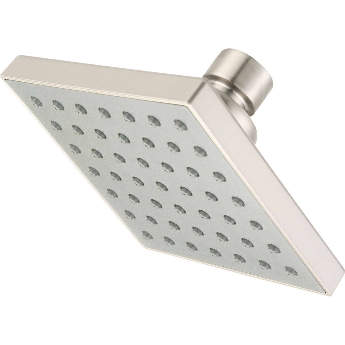 SH-402-BN Single Function Square Showerhead, PVD Brushed Nickel