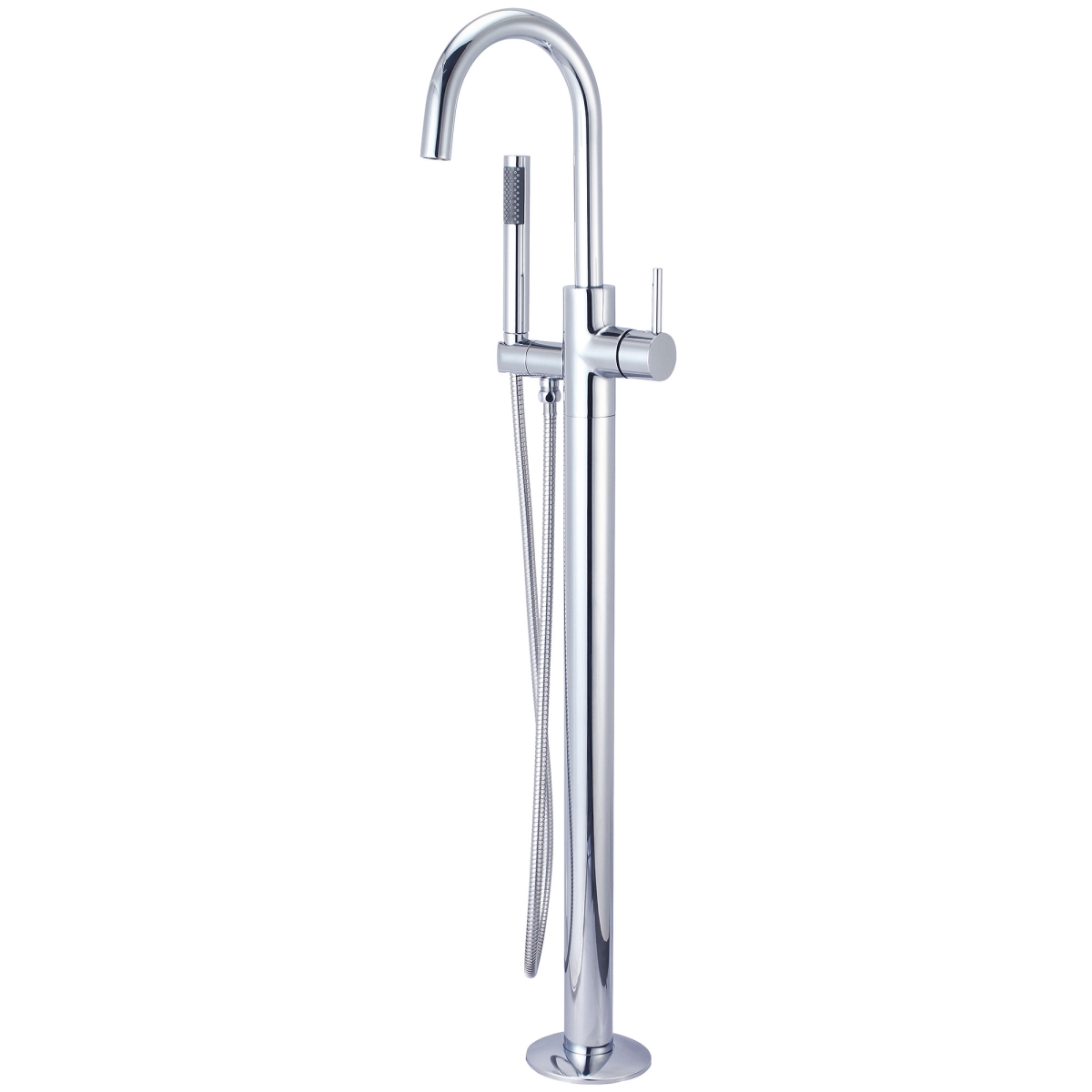 4MT900T Single Handle Floor Mount Freestanding Tub Trim Set, Chrome