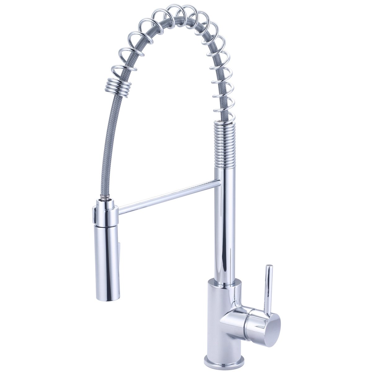 K-5090 Single Handle Pre-Rinse Spring Pull-Down Kitchen Faucet, Chrome -  Olympia