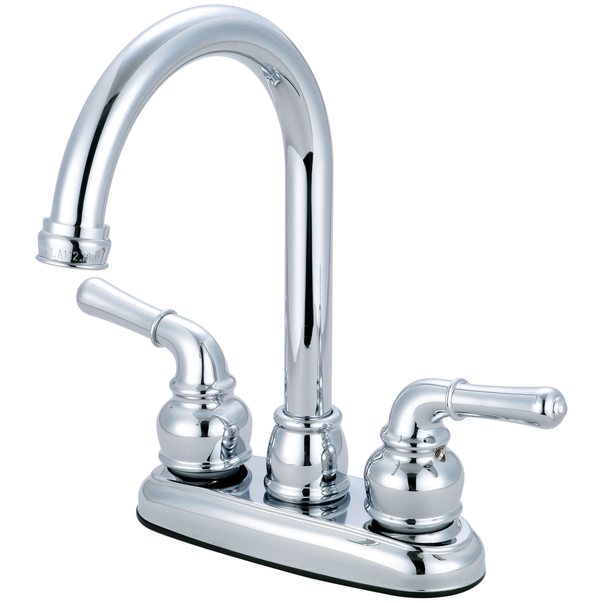 B-8160 Two Handle Bar Faucet, Chrome -  Olympia