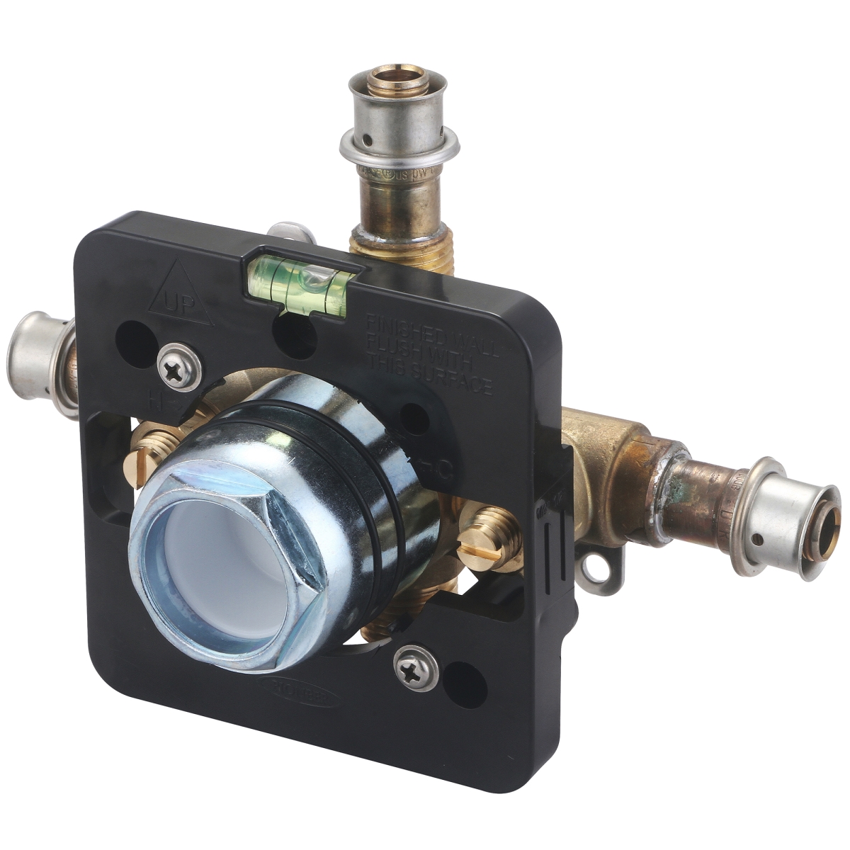 Single Handle Tub & Shower Pressure Balancing Valve, Rough Brass
