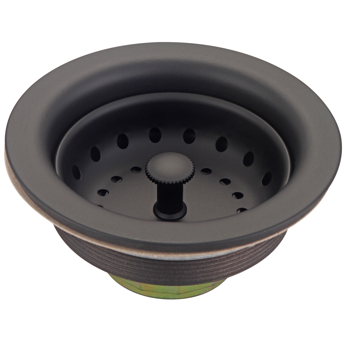ACS-300100-MB Stainless Steel Duo Basket Strainer, Matte Black