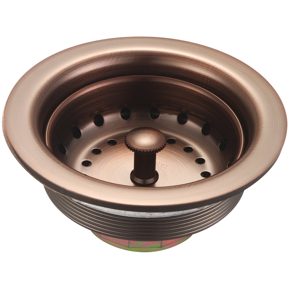 Stainless Steel Duo Basket Strainer, Oil Rubbed Bronze