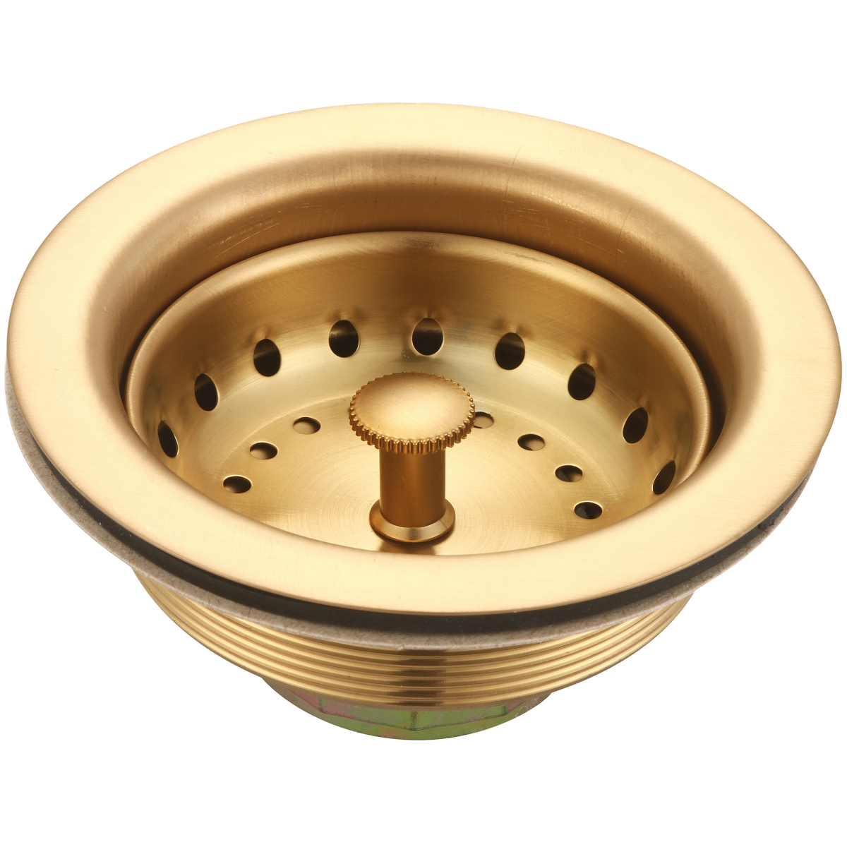 Stainless Steel Duo Basket Strainer, PVD Brushed Gold