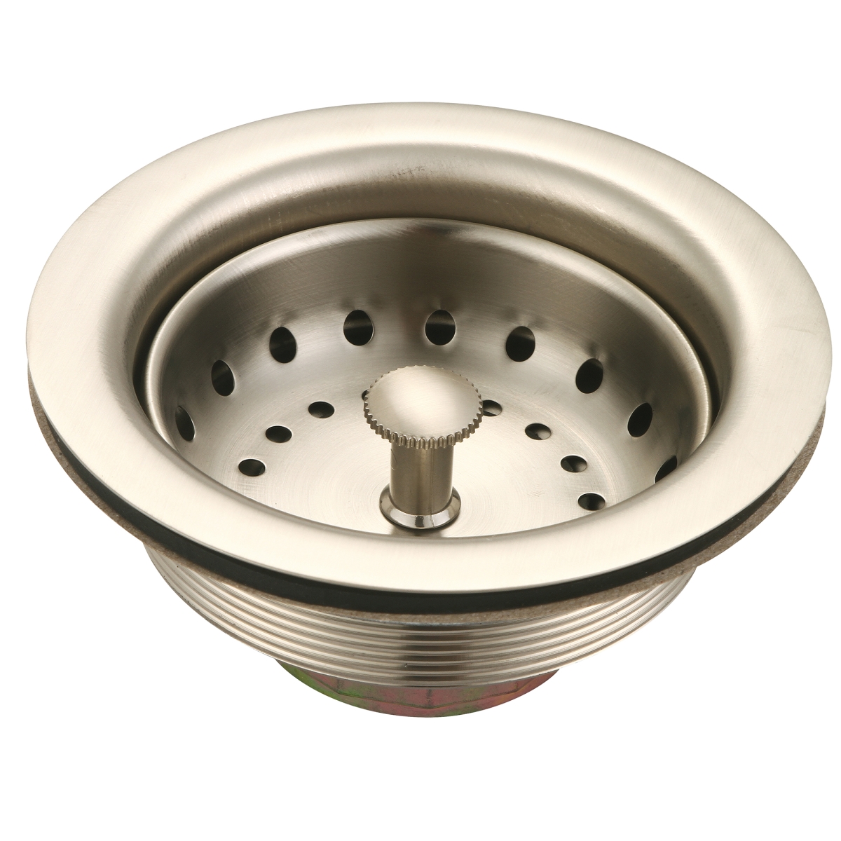 Stainless Steel Duo Basket Strainer, PVD Brushed Nickel
