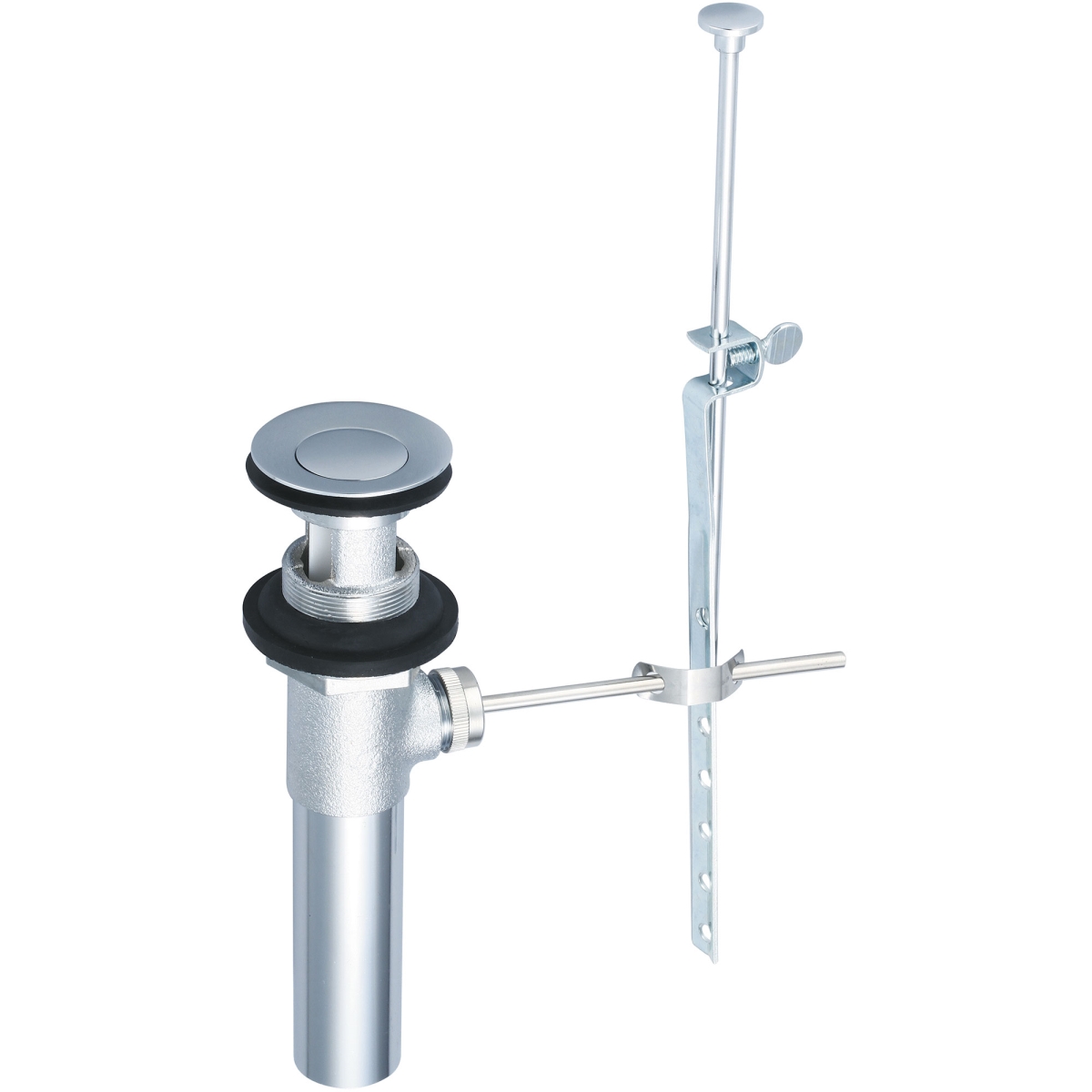 OP-630002 Brass Pop-Up Drain Assembly, Chrome