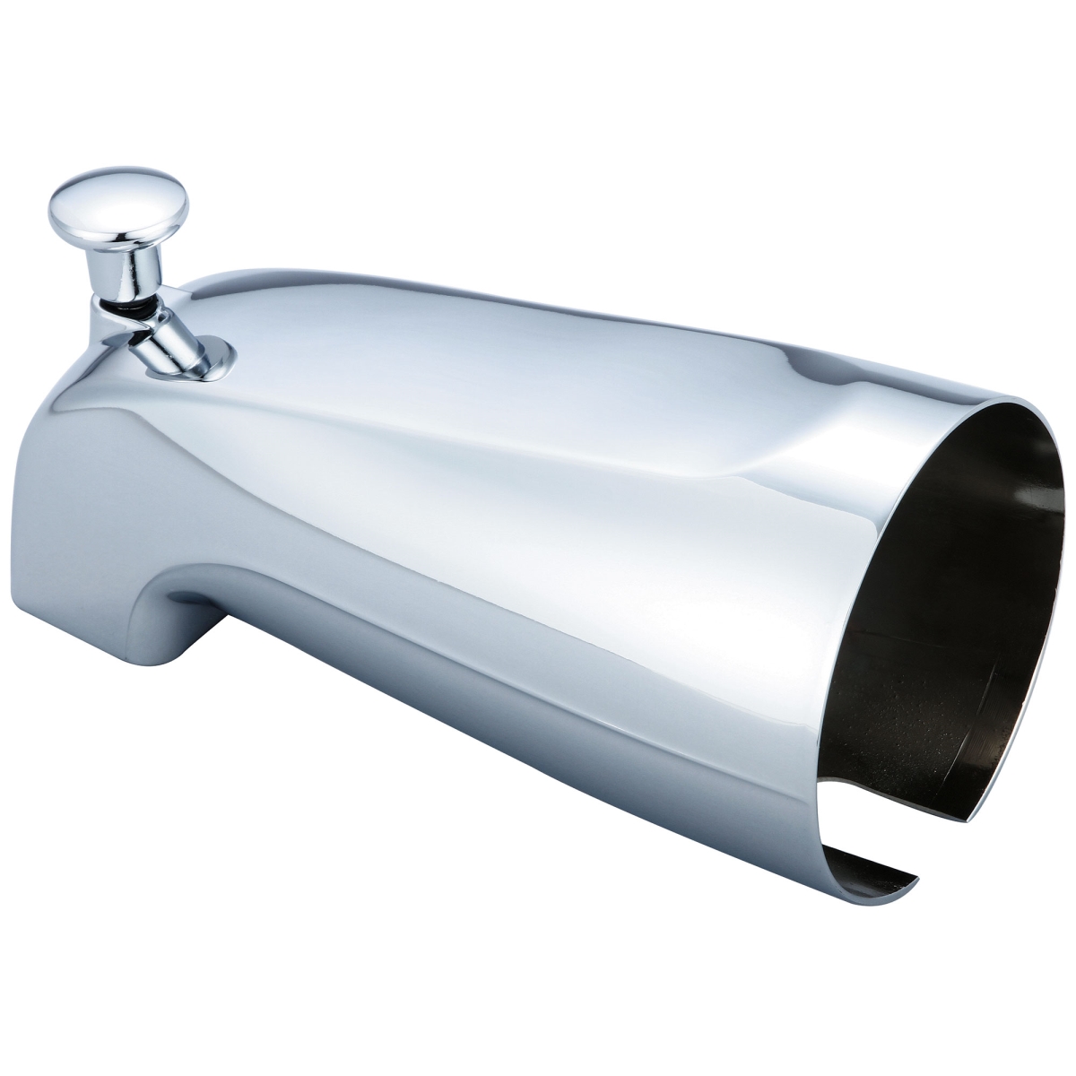 1/2" IPS Diverter Tub Spout, IPS, Polished Chrome