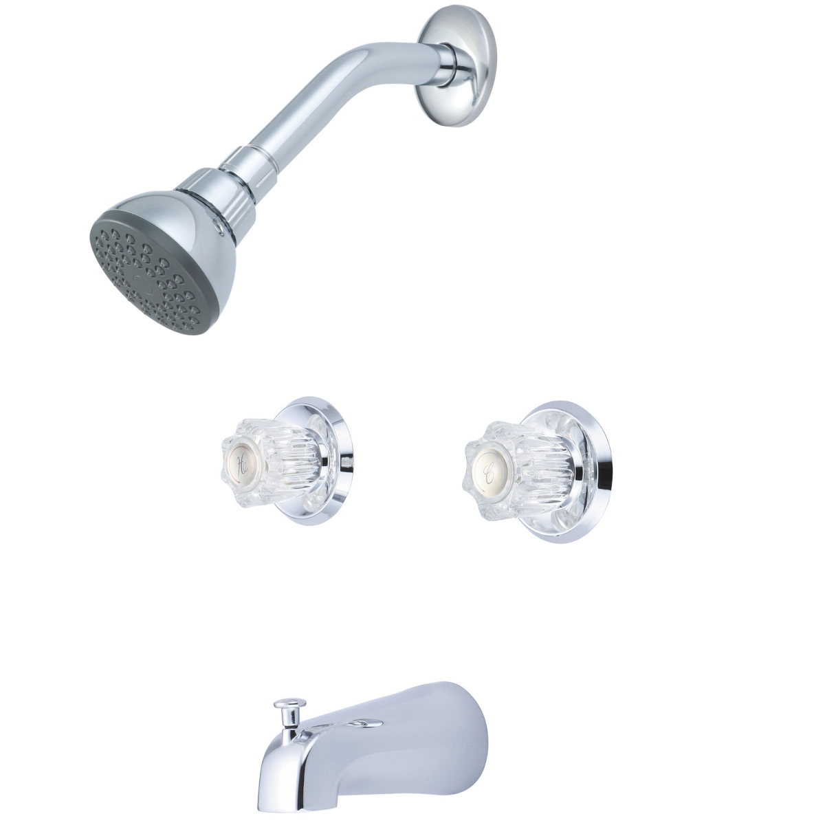 P-1240 Two Handle Tub & Shower Set, Chrome