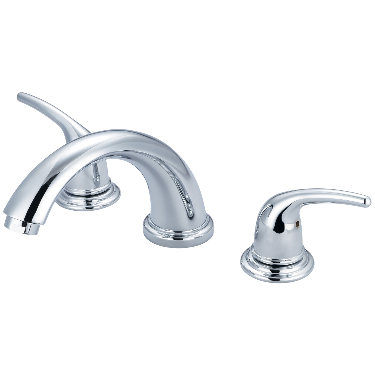 Two Handle Roman Tub Trim Set, Chrome