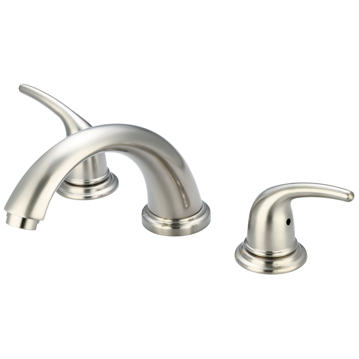 Two Handle Roman Tub Trim Set, PVD Brushed Nickel