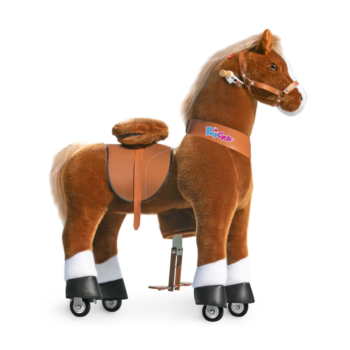 Hoof Horse Toy, Brown & White