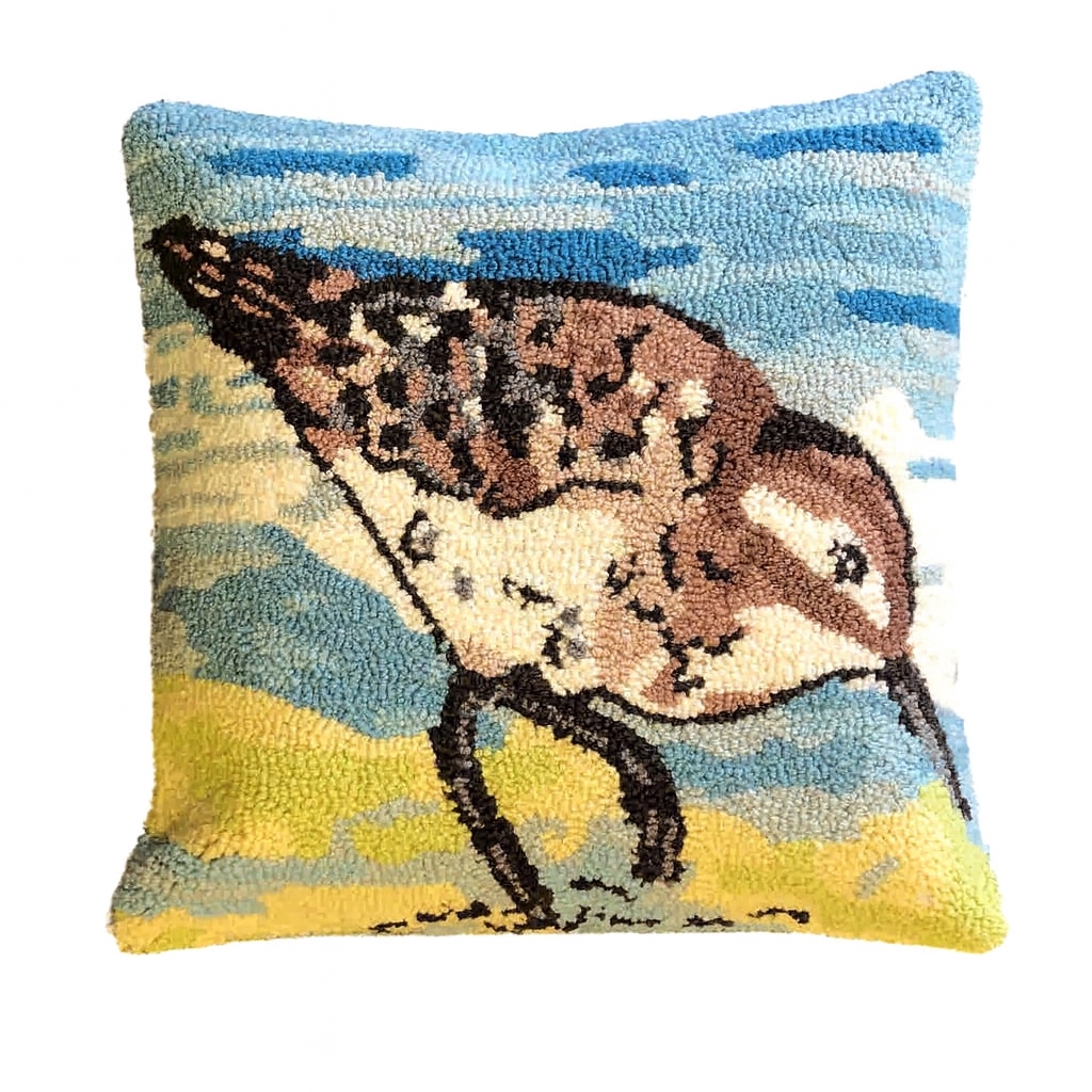 25830P Sand Piper Pillow Size 18'X18'