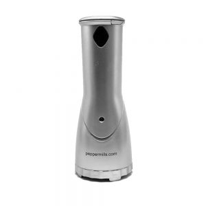 Picture of Peppermills Supreme 898039000180 Electric Pepper Mill & Grinder&#44; Silver