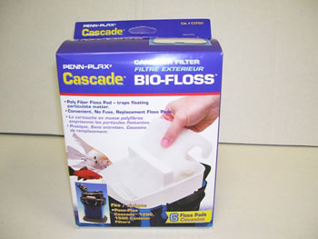 Picture of Penn-Plax CCF331 Cascade Canister Filter Replacement Bio Floss&#44; White