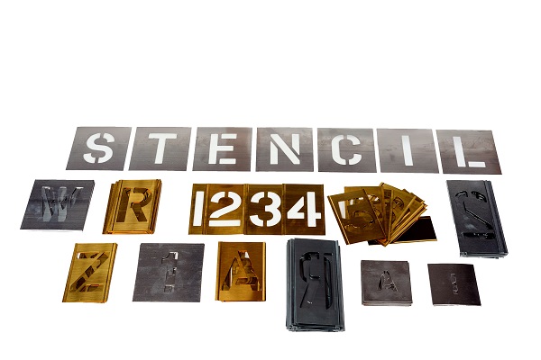 Picture of Pryor ISL1 Interlocking Stencil Letter Set - 1 in.