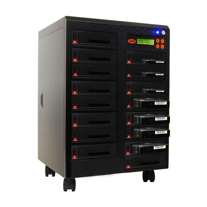 Picture of Systor SYS615DP  1-15 SATA 2.5 &amp; 3.5 in. Dual Port  Hot Swap Hard Disk &amp; Solid State Drive Duplicator &amp; Sanitizer