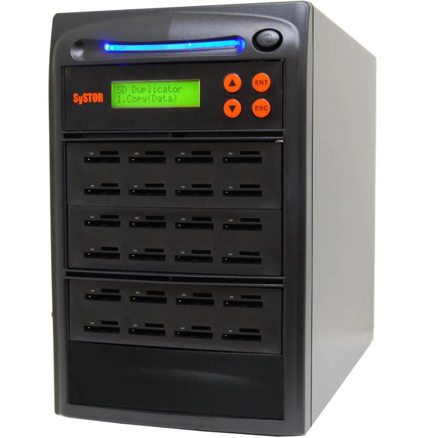 Picture of Systor SYS-SD-23  1-23 Multiple SD &amp; microSD Drive Memory Card Duplicator &amp; Sanitizer