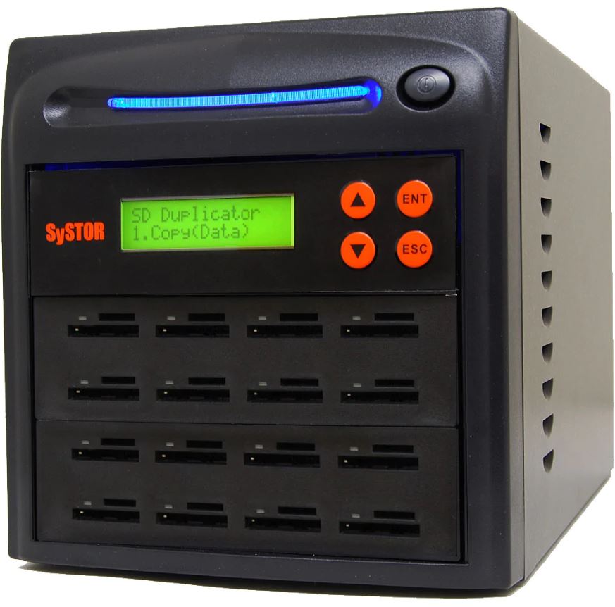 Picture of Systor SYS-SD-15  1-15 Multiple SD &amp; microSD Drive Memory Card Duplicator &amp; Sanitizer