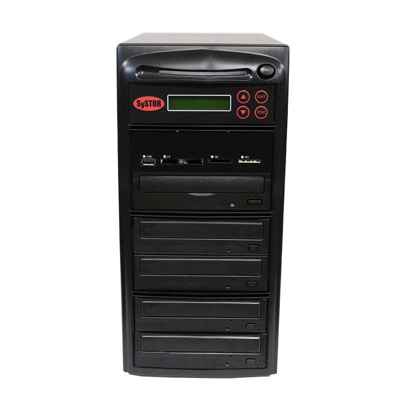 Picture of Systor PMBC-4  1-4 Disc Duplicator with USB  SD &amp; CF to Disc Backup Copier Tower