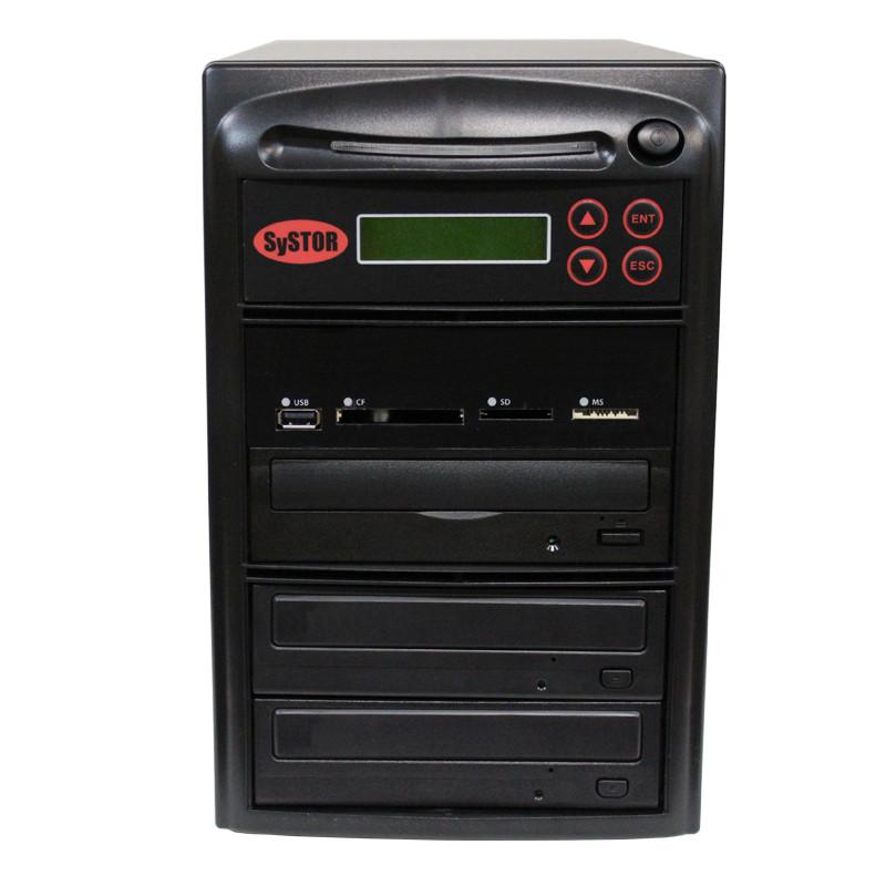 Picture of Systor BD-MBC-2  1-2 Blu-Ray BDXL Disc Duplicator with USB  SD &amp; CF to Disc Backup Copier Tower