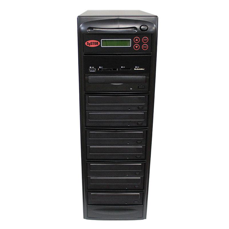 Picture of Systor BD-MBC-7  1-7 Blu-Ray BDXL Disc Duplicator with USB  SD &amp; CF to Disc Backup Copier Tower