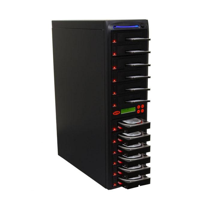 Picture of Systor SYS3011DP  1-11 SATA 2.5 &amp; 3.5 in. Dual Port  Hot Swap Hard Disk &amp; Solid State Drive Duplicator &amp; Sanitizer