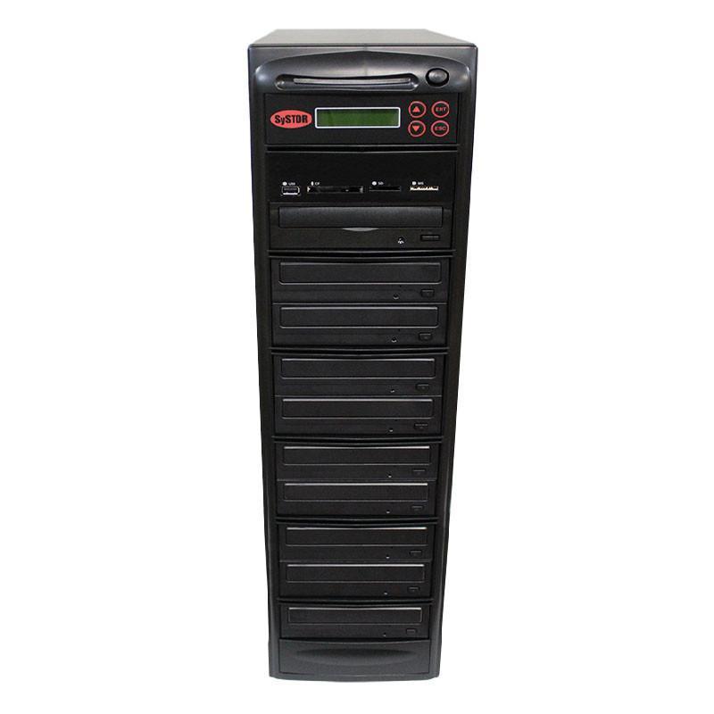 Picture of Systor PMBC-9  1-9 Disc Duplicator with USB  SD &amp; CF to Disc Backup Copier Tower