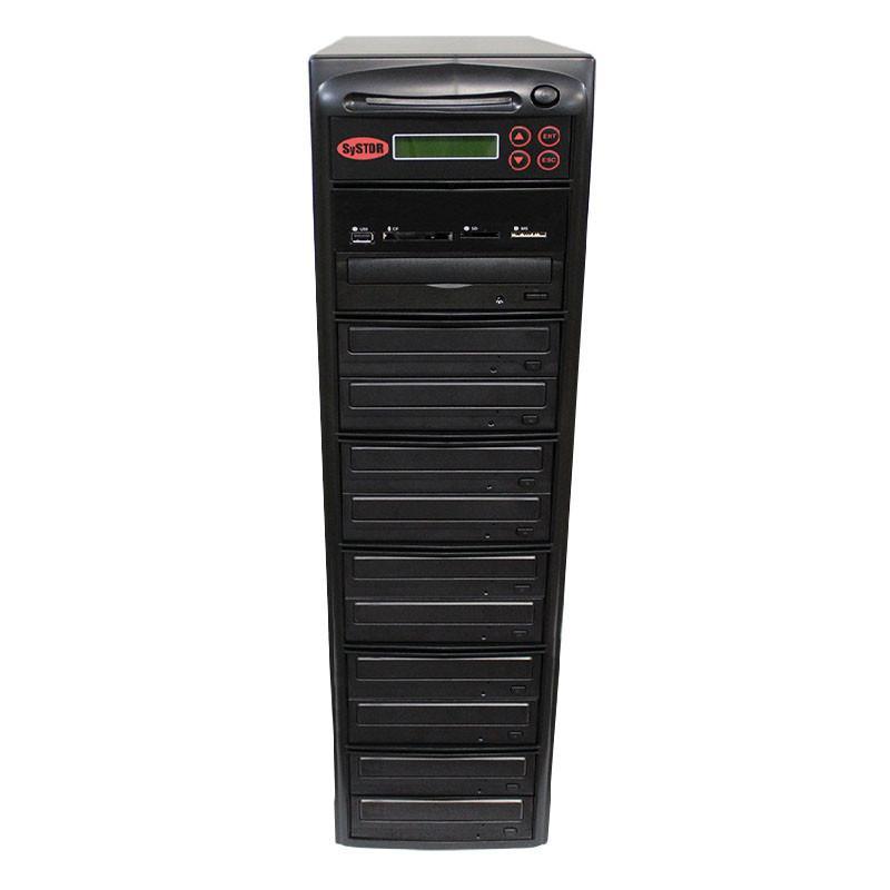 Picture of Systor PMBC-10  1-10 Disc Duplicator with USB  SD &amp; CF to Disc Backup Copier Tower