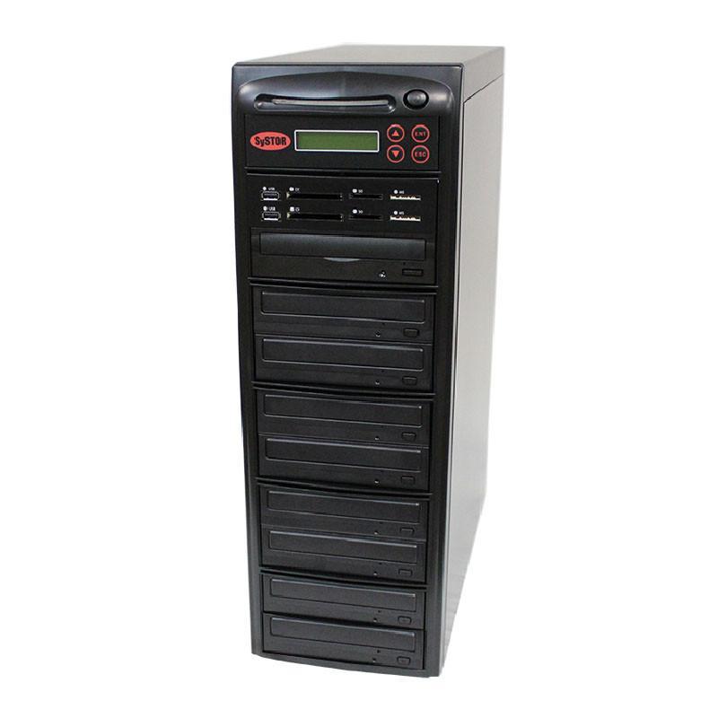 Picture of Systor PMBC-P-08  1-8 Multi-Media Center with USB  SD &amp; CF &amp; Disc Duplicator