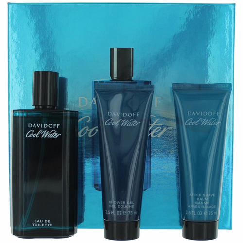 amgcwt Cool Water Gift Set for Men, 3 Piece