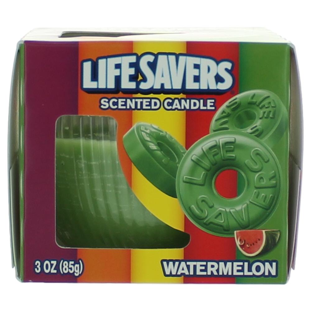 Picture of Life Savers clivew3 3 oz Scented Candle Jar for Watermelon