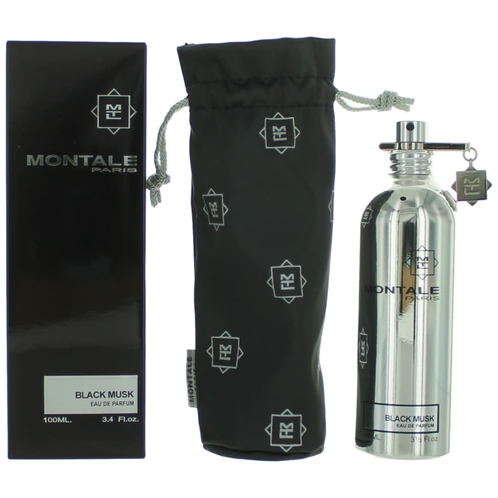 awmobm34s 3.4 oz  Black Musk By  Eau De Parfum Spray for Unisex