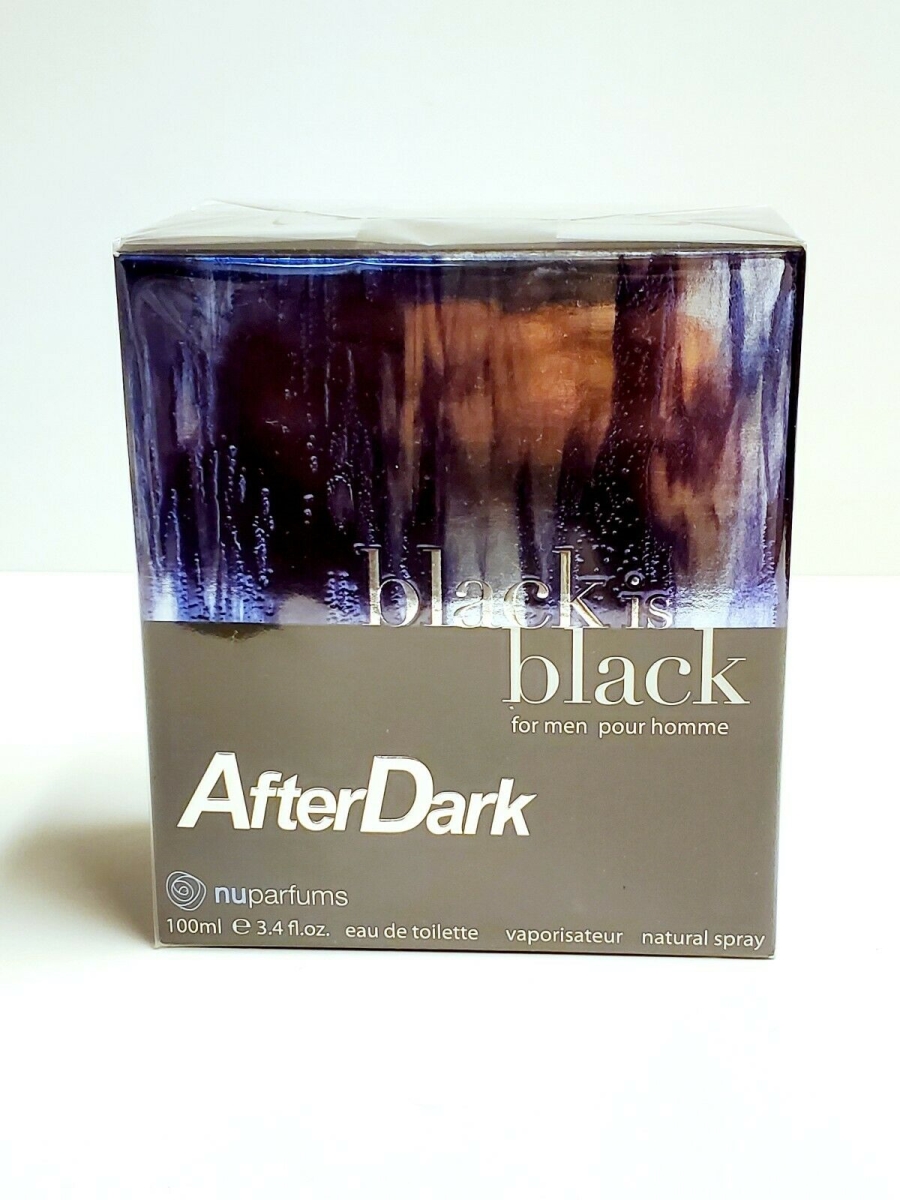 amblkisad34s 3.4 oz After Dark Eau De Toilette Spray for Men, Black