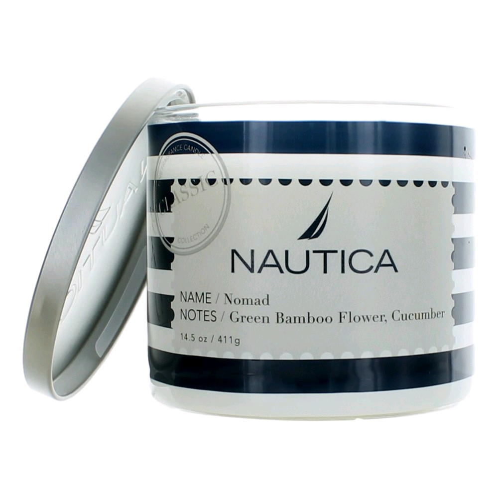 Picture of Nautica cnnom145 14.5 oz Nautica Soy Wax Blend 3 Wick Candle - Nomad