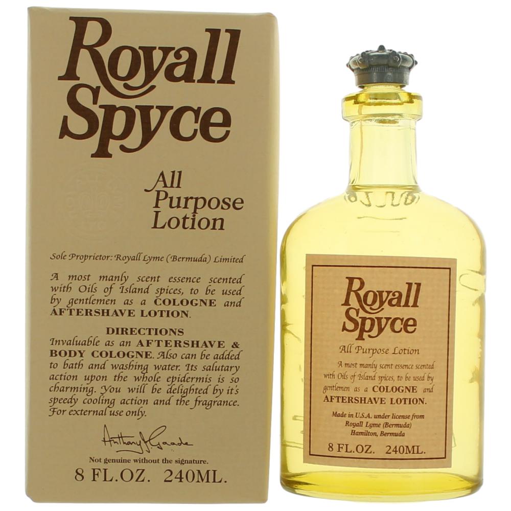 8 oz Royall Spyce All Purpose Lotion for Men