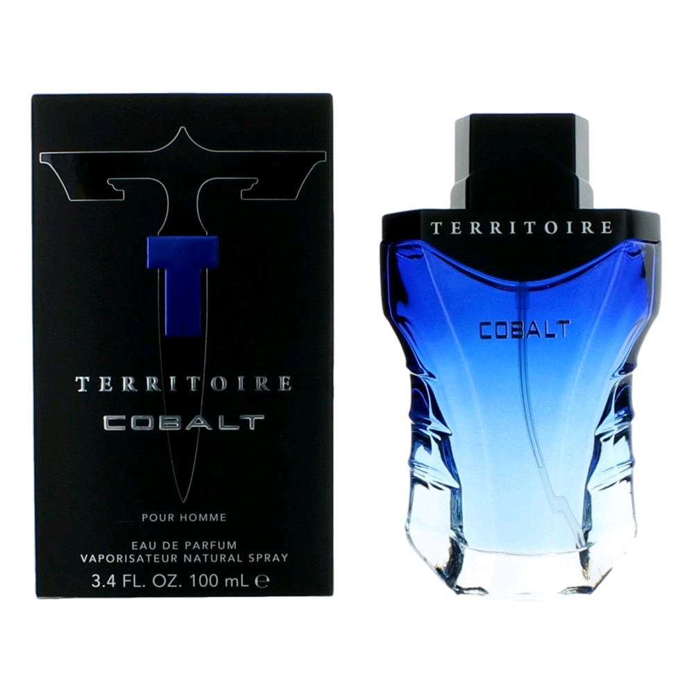 amterc34s 3.4 oz Territoire Cobalt Eau De Parfum Spray for Men