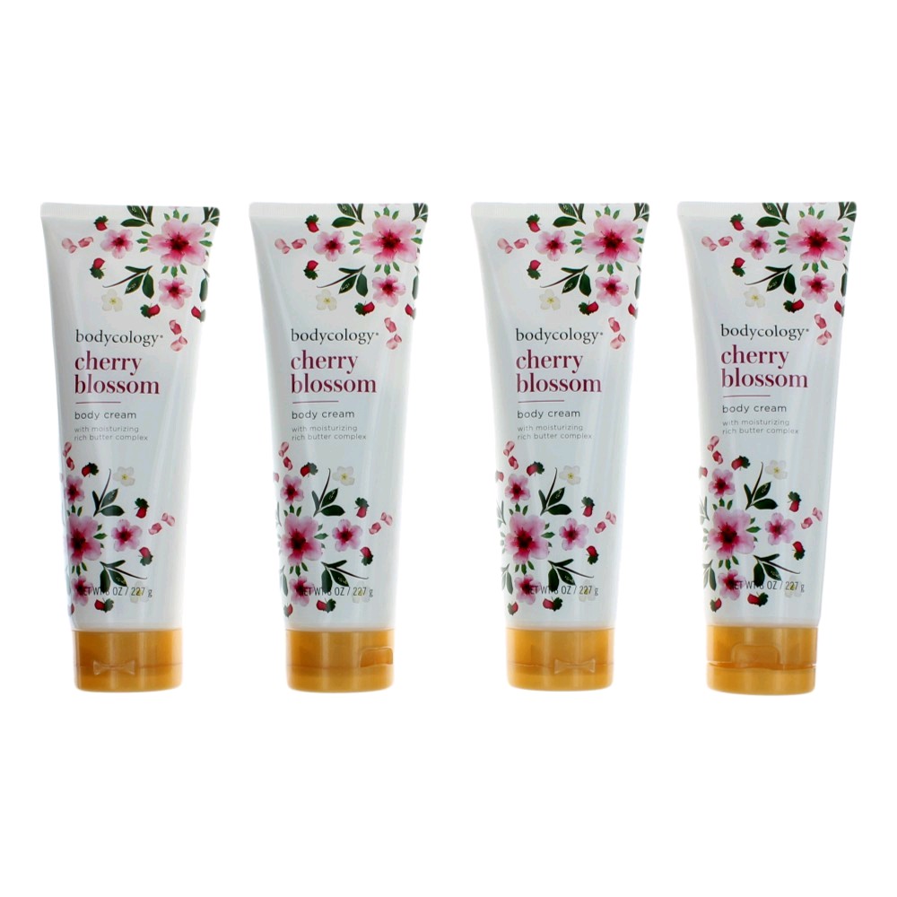 Picture of Bodycology awbccb8bc 8 oz Cherry Blossom Moisturizing Body Cream for Women by Bodycology - Pack of 4