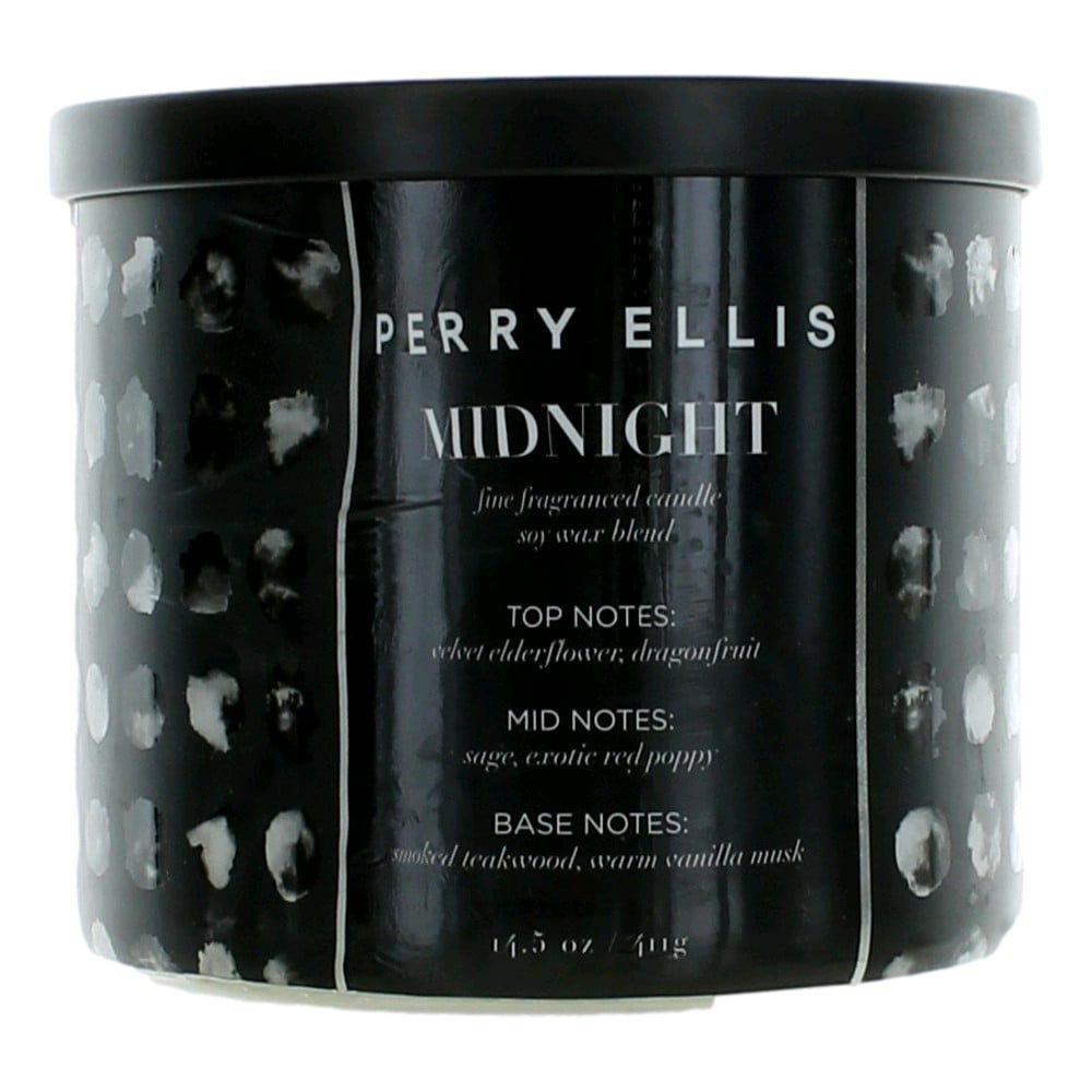 Picture of Perry Ellis cpemd145 14.5 oz Soy Wax Blend 3 Wick Candle - Midnight